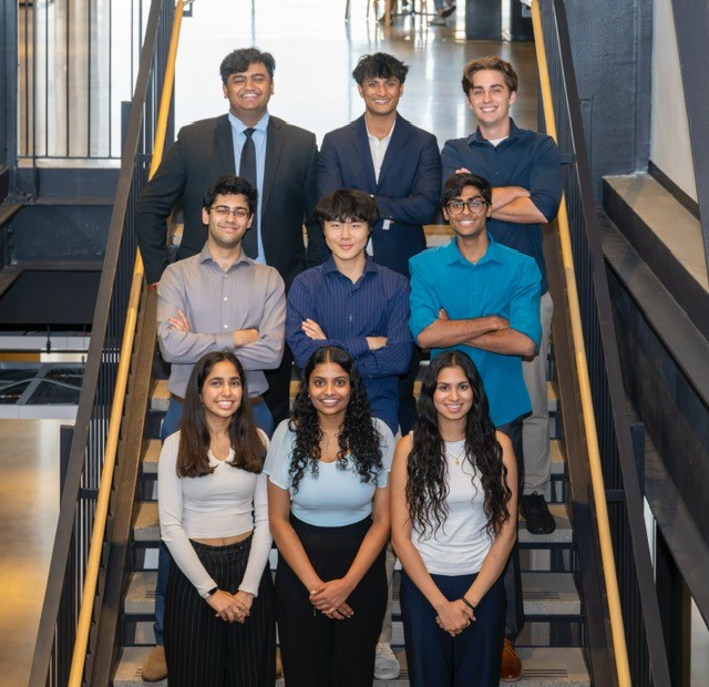 Group photo of students of the Disruption Lab Senior Leadership Team